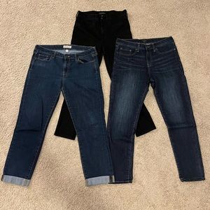 Banana Republic Factory lot of 3 pairs of skinny jeans size 30/10